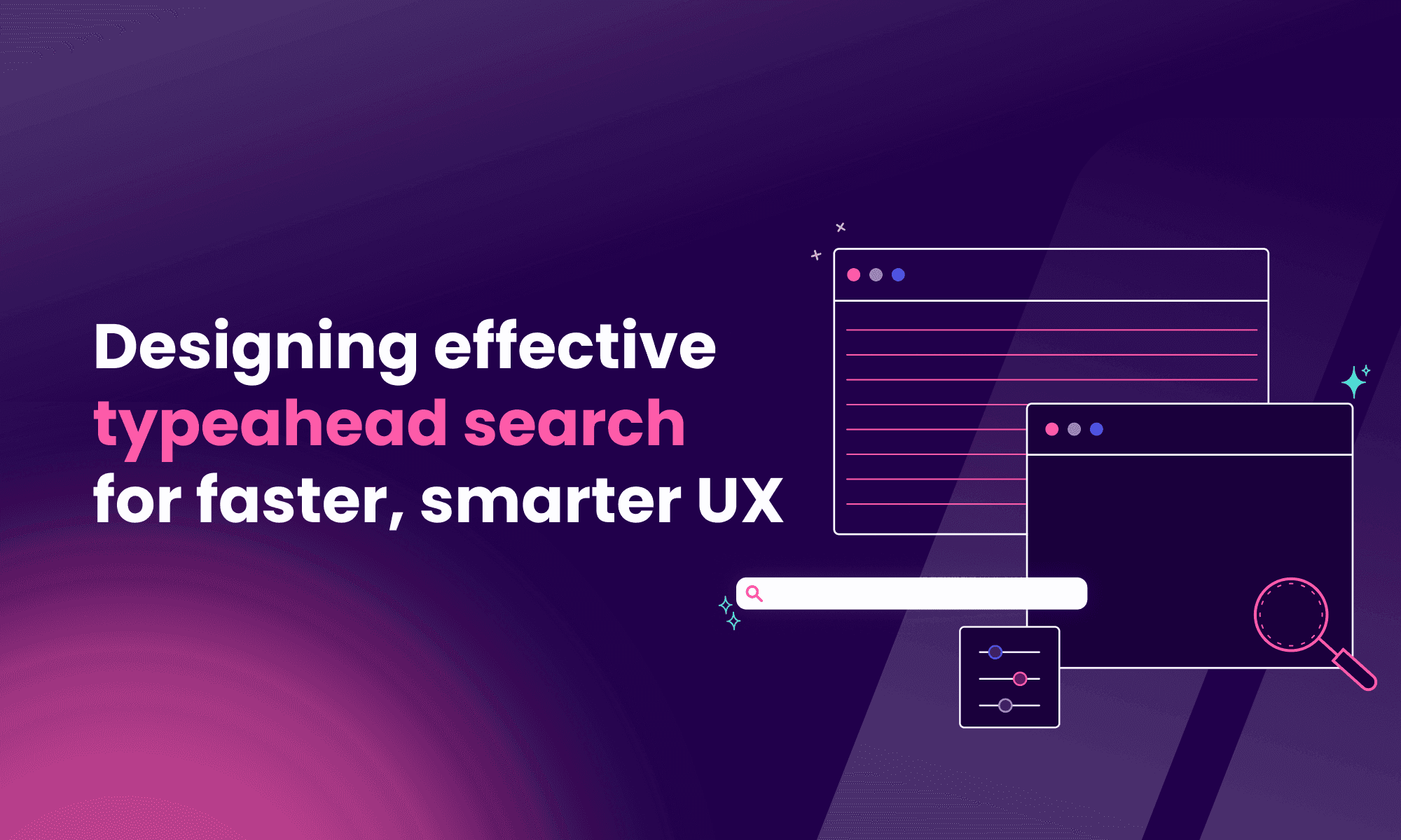 Designing effective typeahead search for faster, smarter UX